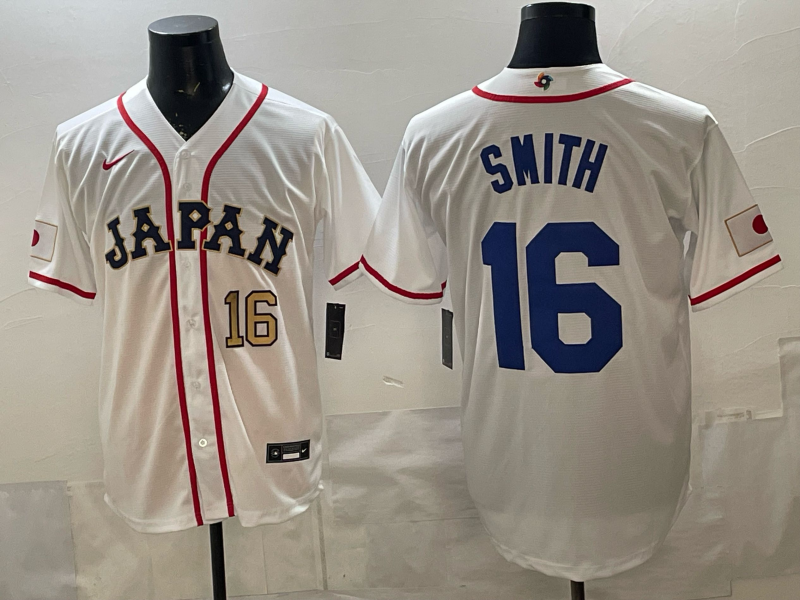 Men 2026 World Cub USA16 Smith white Nike MLB Jersey 008->->MLB Jersey